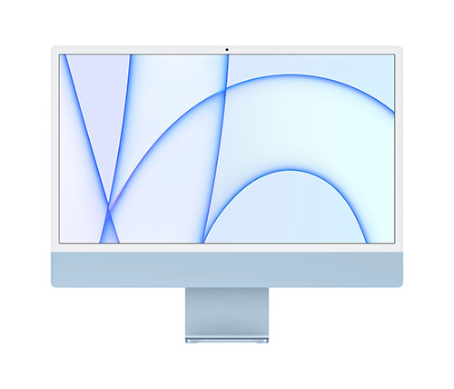 מחשב All In One Apple iMac 24 M1 chip MGPK3HB/A בצבע כחול
