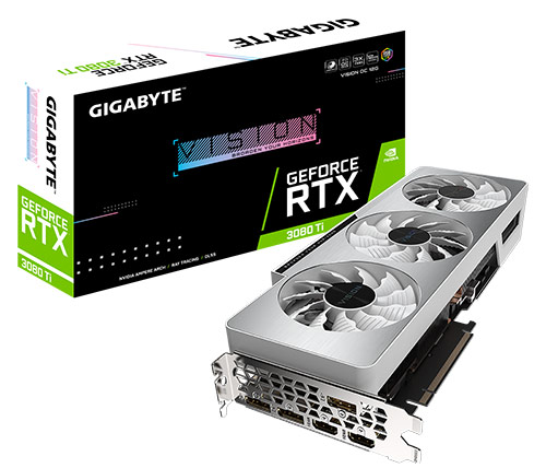 כרטיס מסך Gigabyte GeForce RTX 3080 Ti Vision OC 12GB GDDR6X