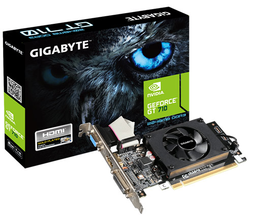 כרטיס מסך Gigabyte GeForce GT 710 2GB‎ GDDR3