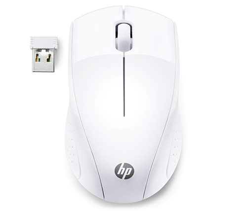 עכבר אלחוטי HP Wireless Mouse 220 בצבע לבן