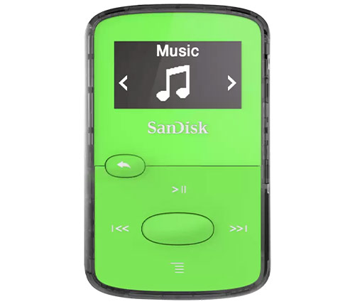 נגן SanDisk Clip Jam 8GB MP3 בצבע ירוק 