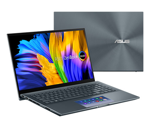מחשב נייד עם מסך מגע "15.6 Asus ZenBook Pro 15 UX535LI-H2170T i7-10870H כונן 1TB SSD, זכרון 16GB ומ.גרפי Nvidia GTX 1650 Ti