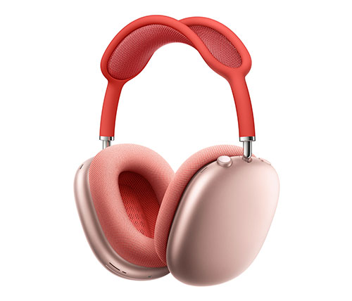 אוזניות אלחוטיות עם מיקרופון Apple AirPods Max Bluetooth בצבע ורוד