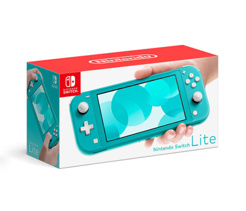 קונסולה Nintendo Switch Lite בצבע טורקיז, בנפח 32GB שנה אחריות ע"י היבואן הרשמי