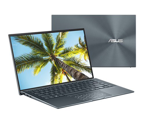 מחשב נייד "14 Asus Zenbook 14 UX435EGL-KC028T i7-1165G7 בצבע אפור, כונן 1TB SSD, זכרון 16GB ומ. גרפי Nvidia GeForce MX450