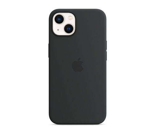 כיסוי לטלפון Apple iPhone 13 Silicone Case With MagSafe בצבע שחור