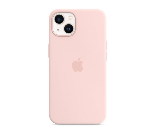 כיסוי לטלפון Apple iPhone 13 Silicone Case With MagSafe בצבע ורוד