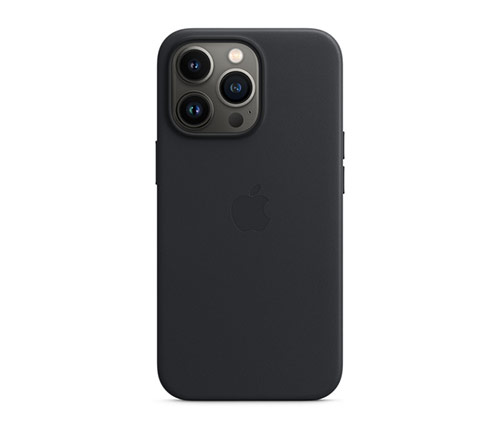 כיסוי לטלפון Apple iPhone 13 Pro Leather Case With MagSafe עור שחור