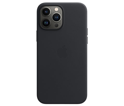 כיסוי לטלפון Apple iPhone 13 Pro Max Leather Case With MagSafe עור שחור