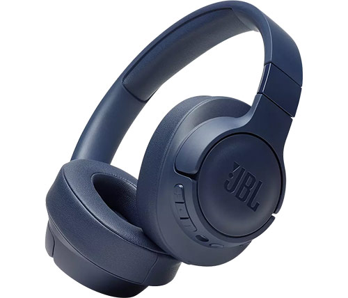 אוזניות אלחוטיות JBL Tune 750BTNC עם מיקרופון Bluetooth בצבע כחול