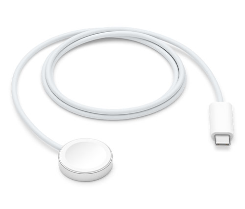 כבל טעינה מגנטי לשעון Apple Watch Magnetic Fast Charger כולל חיבור USB-C אורך כ-1 מטר