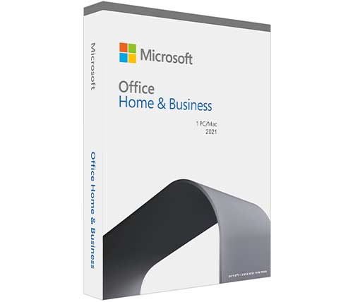  תוכנת אופיס Microsoft Office Home Business 2021 Retail כולל תוכנת Outlook - למחשב אחד
