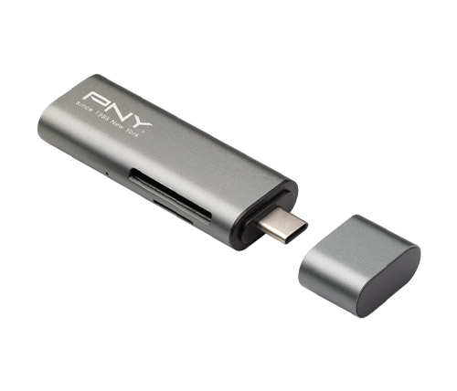 קורא כרטיסי זכרון PNY USB Type-C 3.1 
