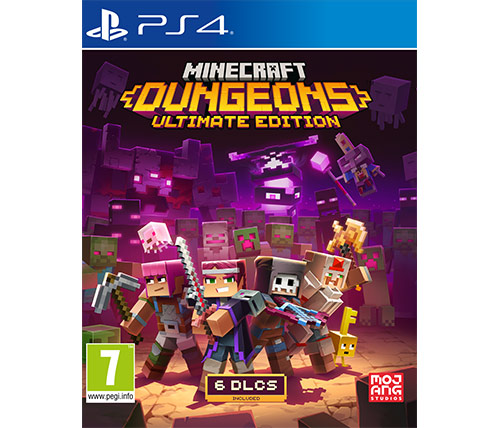 משחק Minecraft Dungeons Ultimate Edition לקונסולה PS4