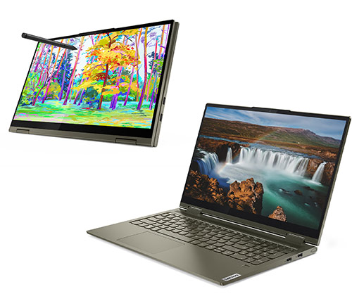 מחשב נייד עם מסך מגע "15.6 Lenovo Yoga 7 15ITL5 82BJ00F9IV i7-1165G7 כונן 1TB SSD זכרון 16GB ומ.גרפי Intel Iris Xe