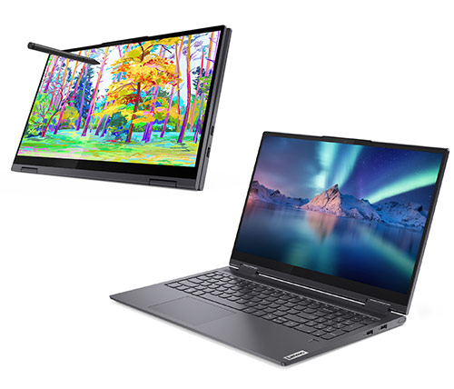 מחשב נייד עם מסך מגע "15.6 Lenovo Yoga 7 15ITL5 82BJ008RIV i7-1165G7 כונן 1TB SSD זכרון 16GB ומ.גרפי Intel Iris Xe