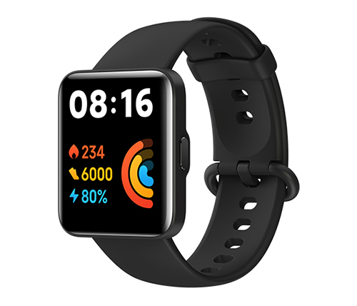 שעון חכם Xiaomi Redmi Watch 2 Lite בצבע שחור אחריות היבואן הרשמי