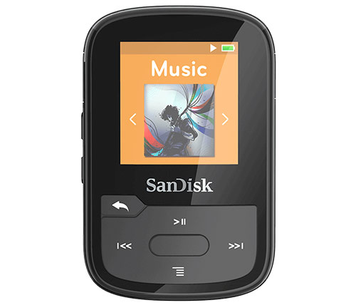 נגן SanDisk Clip Sport Plus 32GB MP3 Bluetooth בצבע שחור