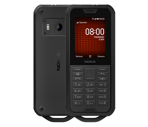 טלפון סלולרי Nokia 800 Tough Dual Sim בצבע שחור