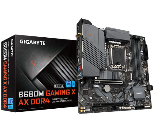 לוח אם Gigabyte B660M Gaming X AX DDR4 Wi-Fi Micro ATX
