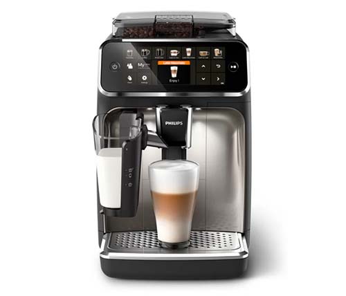מכונת קפה טוחנת PHILIPS EP5447/90 - כולל מקציף חלב מובנה