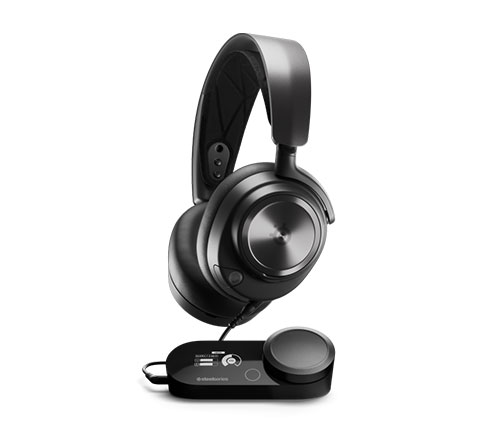 אוזניות גיימינג אלחוטיות עם מיקרופון Steelseries Arctis Nova Pro X בצבע שחור