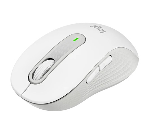 עכבר אלחוטי Logitech Signature M650 Wireless Mouse בצבע Off White