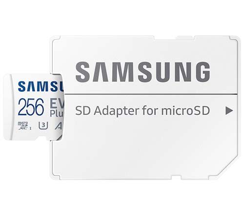 כרטיס זכרון Samsung EVO Plus MB-MC256KA microSDXC With Adapter - בנפח 256GB