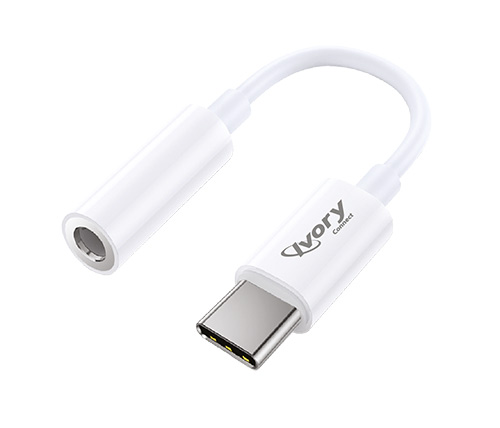 מתאם אודיו USB-C ל- Ivory Connect Aux PL 3.5MM
