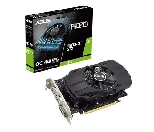 כרטיס מסך ASUS Phoenix GeForce GTX 1650 EVO OC Edition 4GB GDDR6