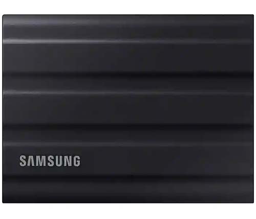 כונן SSD חיצוני נייד Samsung Portable SSD T7 Shield USB3.2 4TB - צבע שחור