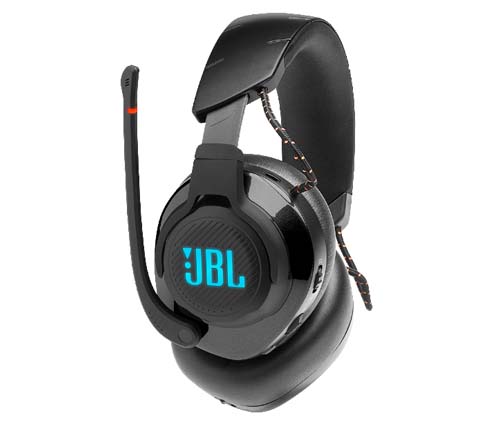 אוזניות גיימינג + מיקרופון דגם JBL Quantum 610 בצבע שחור