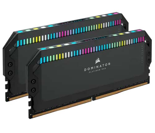 זכרון למחשב Corsair Dominator Platinum RGB 5200MHz CMT64GX5M2B5200C40 2x32GB C40 DDR5