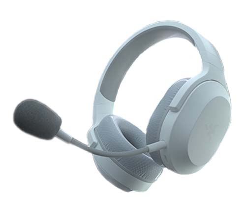 אוזניות גיימינג אלחוטיות עם מיקרופון Razer Barracuda X צבע לבן