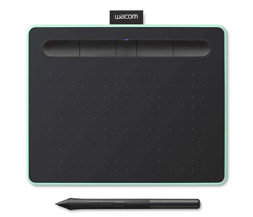 לוח כתיבה Wacom Intous Small Bluetooth Pistachio CTL-4100WLE-N בצבע פיסטוק
