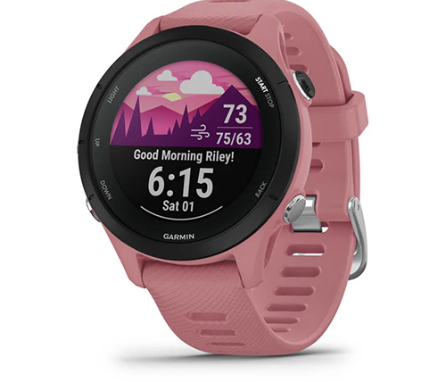 שעון ספורט חכם גרמין Garmin Forerunner 255S בצבע Light Pink