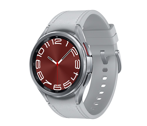 שעון חכם סמסונג גלקסי ווטש 6 קלאסיק Samsung Galaxy Watch6 Classic SM-R965 LTE 47mm כסוף