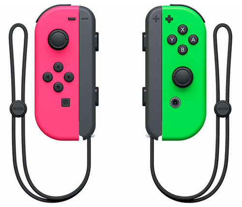 זוג בקרי ג'וי קון Nintendo Switch Joy Con Neon Pink/Neon Green ורוד וירוק