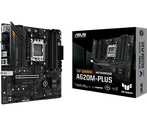 לוח אם Asus TUF Gaming A620M-PLUS DDR5 AM5 AMD