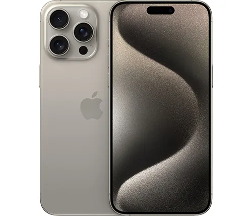 אייפון Apple iPhone 15 Pro Max 256GB בצבע Natural Titanium כולל הטבה