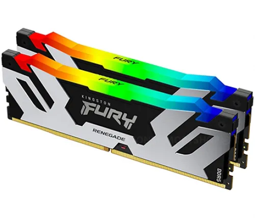 זכרון למחשב Kingston Fury Renegade RGB DDR5 6000MHz 2x48GB KF560C32RSAK2-96 SDRAM