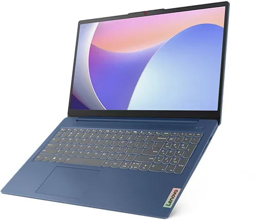 מחשב נייד "15.6 Lenovo IdeaPad Slim 3 83ER003RIV i5-12450H צבע Abyss Blue כונן 512GB SSD זכרון 8GB ומ.גרפי Intel UHD Graphics