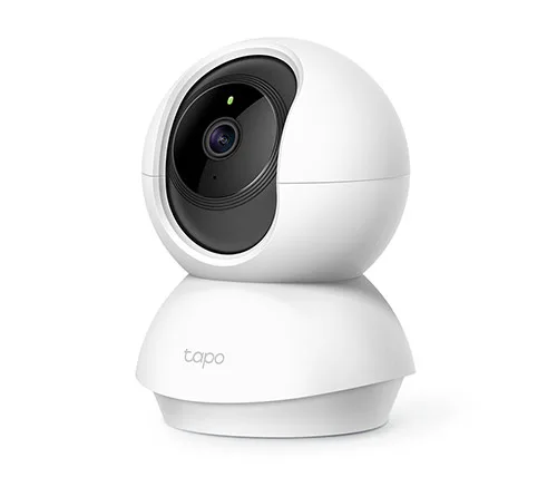 מצלמת אבטחה TP-Link Tapo C210 Pan/Tilt Home Security Wi-Fi מתכווננת בצבע לבן
