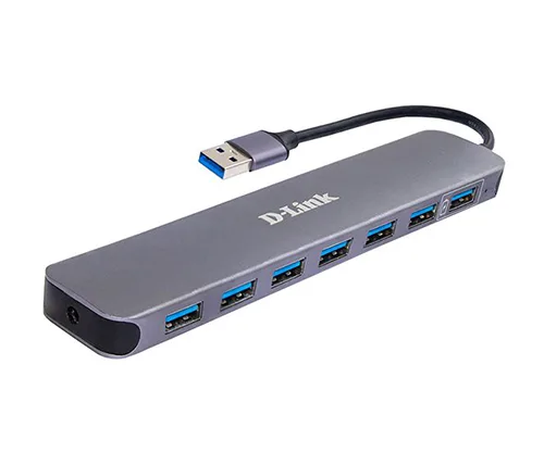 מפצל D-Link USB מחיבור USB3.0 לשבע כניסות USB3.0 דגם DUB-1370