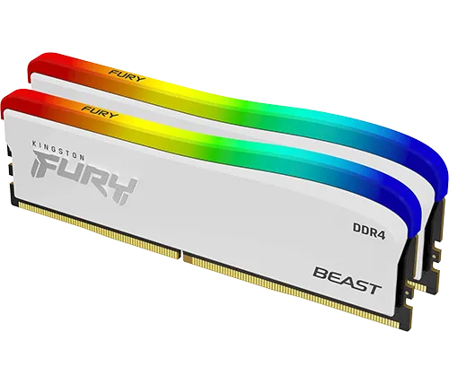 זכרון למחשב Kingston FURY Beast DDR4 RGB Special Edition 3600MHz 2x16GB KF436C18BWAK2/32 DIMM