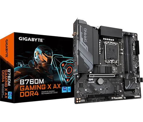 לוח אם Gigabyte B760M Gaming X AX DDR4 WIFI 6E