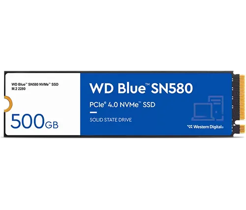 כונן WD Blue SN850 NVMe 500GB PCle 4.0 NVMe M.2 SSD