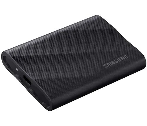 כונן SSD חיצוני נייד Samsung Portable T9 SSD USB 3.2 (20Gbps) 2TB דגם MU-PG2T0B/WW בצבע שחור