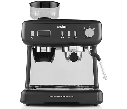 מכונת קפה משולבת מטחנה Breville Barista Max+ VCF152X בצבע שחור 