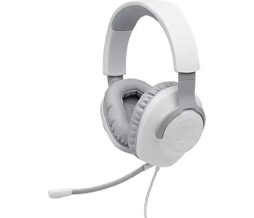 אוזניות גיימינג JBL Quantum 100 בצבע לבן
